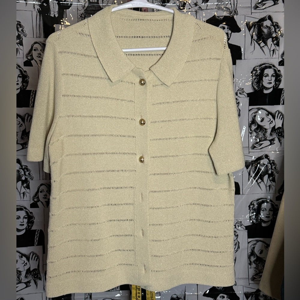 VTG Cardigan with Gold Buttons